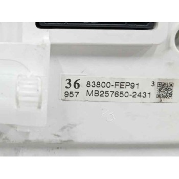 Recambio de cuadro instrumentos para toyota corolla station wagon (_e21_) 2.0 hybrid (mzeh12) referencia OEM IAM 83800FEP91  