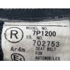 Recambio de cinturon seguridad trasero derecho para peugeot 107 1.0 cat (384f) referencia OEM IAM 7P1200  