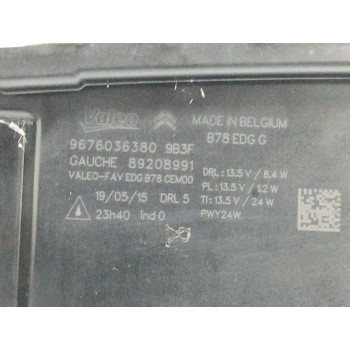 Recambio de piloto delantero izquierdo para citroën c4 picasso 1.6 blue-hdi fap referencia OEM IAM 9676036380  