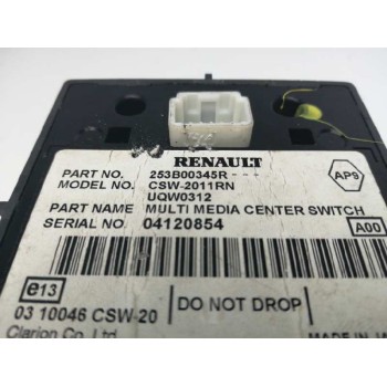 Recambio de mando multifuncion para renault megane iii coupe dynamique referencia OEM IAM 253B00345R CSW2011RN 