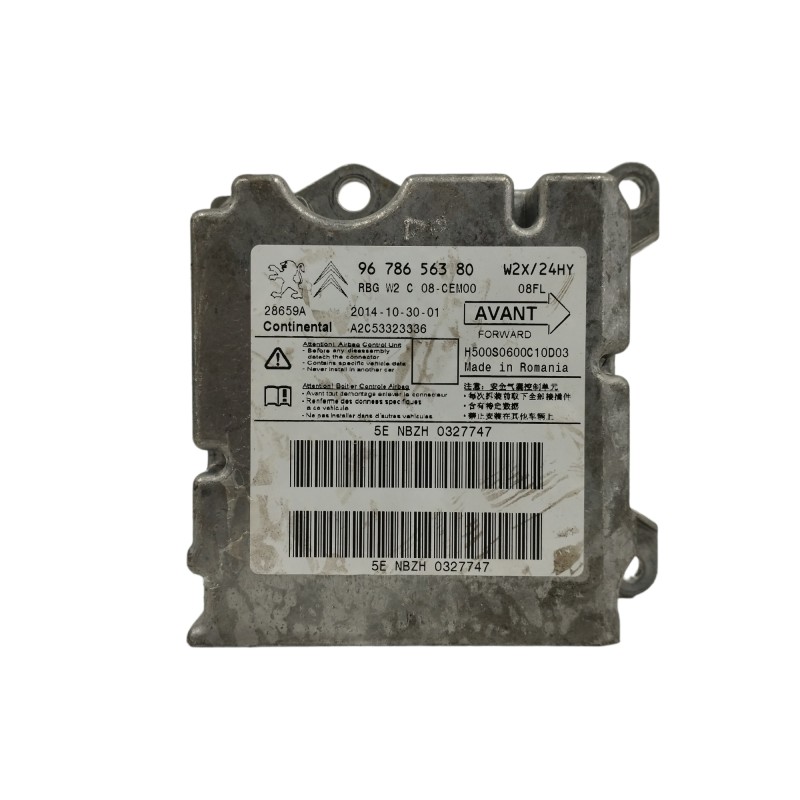 Recambio de centralita airbag para peugeot 508 i (8d_) 2.0 hdi referencia OEM IAM 9678656380 A2C53323336 