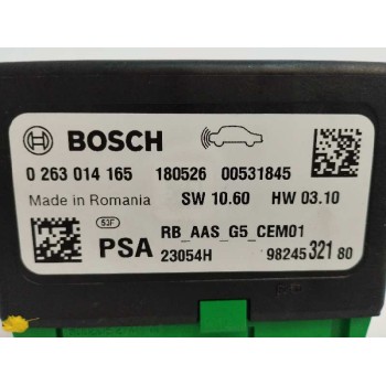 Recambio de modulo electronico para citroën c3 aircross 1.2 12v e-thp referencia OEM IAM 9824532180 SENSOR APARCAMIENTO 02630141