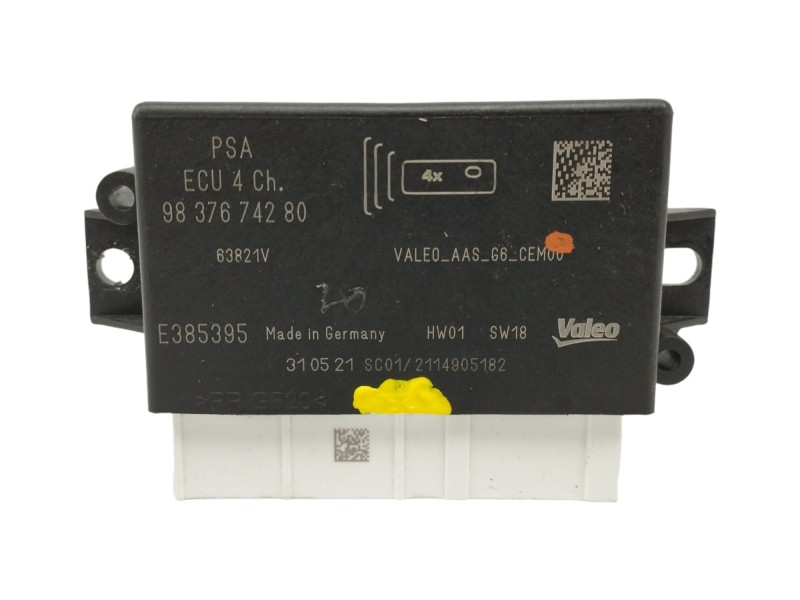 Recambio de modulo electronico para citroën berlingo furgón 1.5 blue-hdi fap referencia OEM IAM 9837674280  