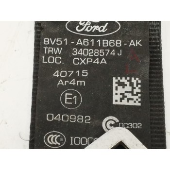 Recambio de cinturon seguridad trasero derecho para ford fiesta (ccn) 1.25 16v cat referencia OEM IAM 8V51A611B68AK  