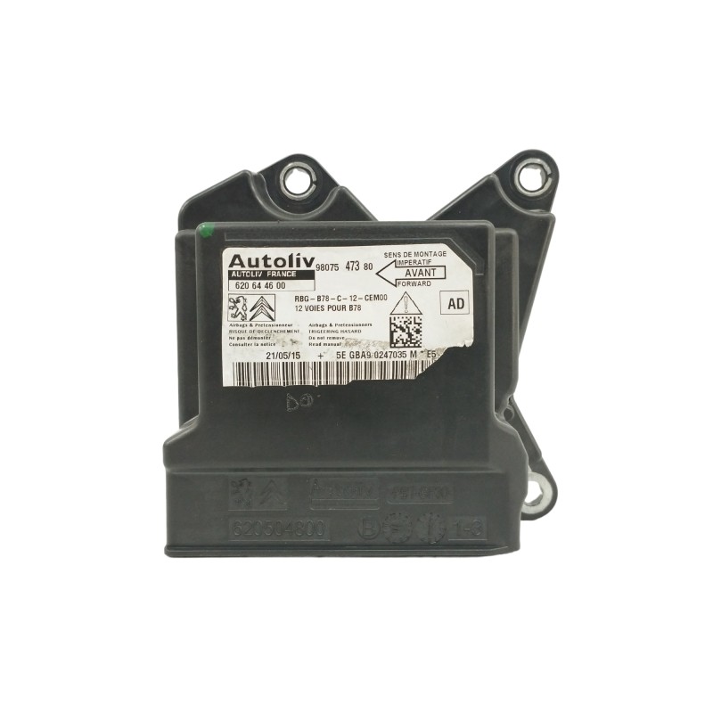 Recambio de centralita airbag para citroën c4 picasso 1.6 blue-hdi fap referencia OEM IAM 9807547380 620644600 