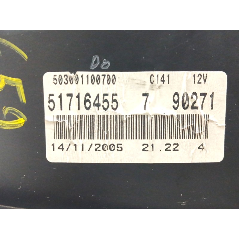 CUADRO INSTRUMENTOS 503001100700