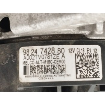 Recambio de alternador para citroën berlingo furgón 1.5 blue-hdi fap referencia OEM IAM 9824742880 CL18 