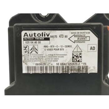 Recambio de centralita airbag para citroën c4 picasso 1.6 blue-hdi fap referencia OEM IAM 9807547380 620644600 