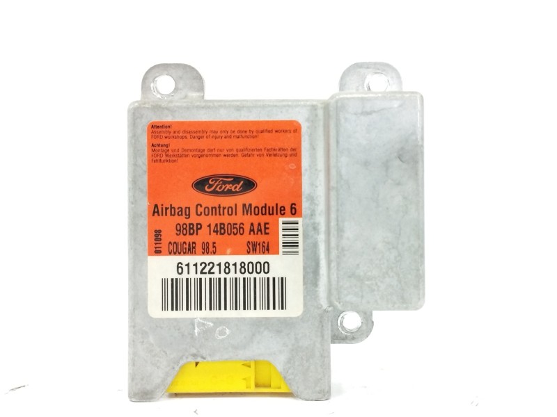Recambio de centralita airbag para ford cougar (mc) 2.5 v6 24v cat referencia OEM IAM 98BP14B056AAE  