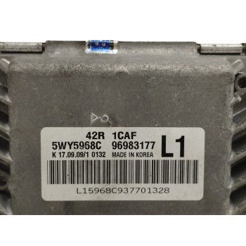 Recambio de centralita motor uce para chevrolet aveo 1.2 cat referencia OEM IAM 96983177 5WY5968C 