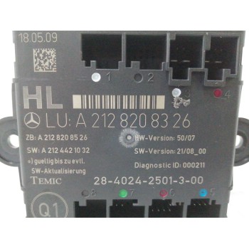 Recambio de modulo electronico para mercedes-benz clase e (w212) familiar 250 cdi blueefficiency (212.203) referencia OEM IAM A2