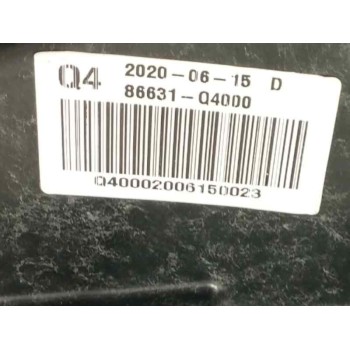 Recambio de refuerzo paragolpes trasero para kia niro i (de) e-niro referencia OEM IAM 86631Q4000  