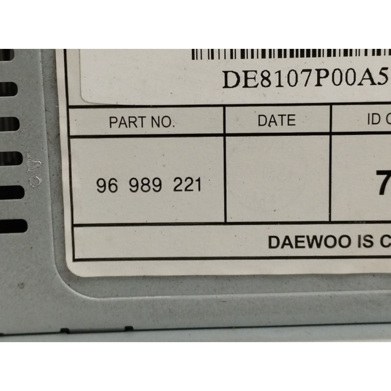 SISTEMA AUDIO / RADIO CD