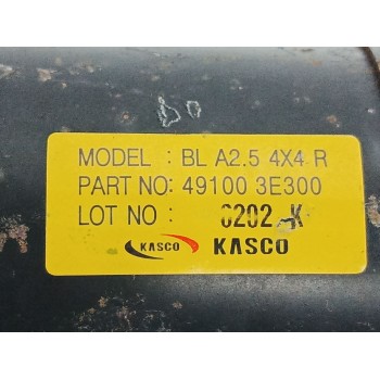 Recambio de transmision central para kia sorento i (jc) 2.5 crdi referencia OEM IAM 491003E300 BLA2.5 