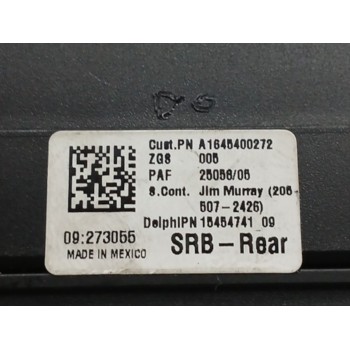 Recambio de caja reles / fusibles para mercedes-benz clase r (w251) 3.0 cdi cat referencia OEM IAM A1645400272  