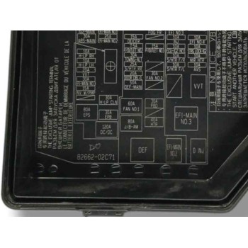 Recambio de caja reles / fusibles para toyota corolla station wagon (_e21_) 2.0 hybrid (mzeh12) referencia OEM IAM 8266202C71  