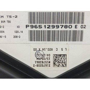 Recambio de cuadro instrumentos para peugeot 307 cc (s1) 2.0 16v cat referencia OEM IAM 9651299780 OBSERVAR FOTO 