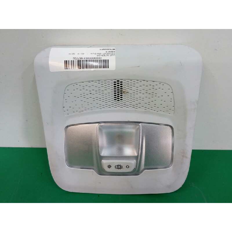 Recambio de luz interior para peugeot 208 style referencia OEM IAM 96754056PR 9674441377 
