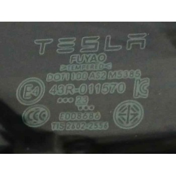 Recambio de luna trasera derecha para tesla model 3 ev referencia OEM IAM 43R011570  