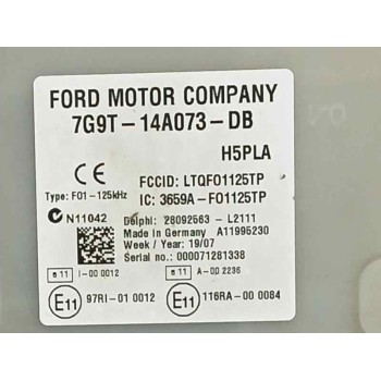 Recambio de caja reles / fusibles para ford mondeo berlina (ge) 2.0 tdci cat referencia OEM IAM 7G9T14A073DB  