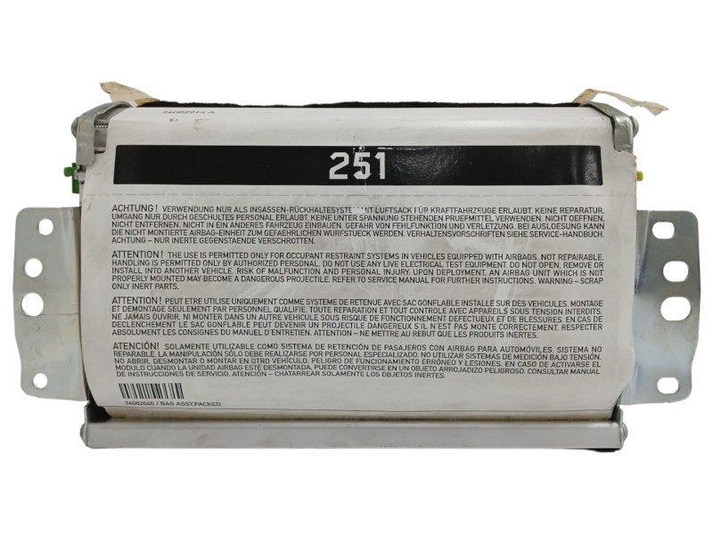 Recambio de airbag delantero derecho para mercedes-benz clase r (w251) 3.0 cdi cat referencia OEM IAM A2518600805 Recambio de airbag delantero derecho para mercedes-benz clase r (w251) 3.0 cdi cat referencia OEM IAM A2518600805