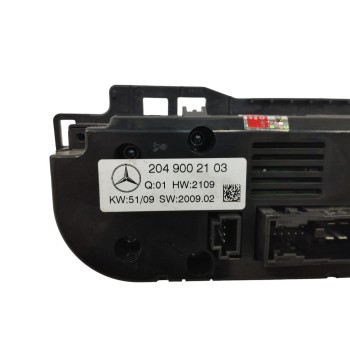 Recambio de mando climatizador para mercedes-benz clase c (w204) berlina 2.1 cdi cat referencia OEM IAM 2049002103  