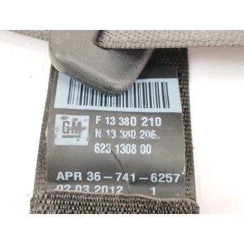 Recambio de cinturon seguridad trasero izquierdo para opel astra j lim. 1.7 16v cdti referencia OEM IAM 13380210 13380206 