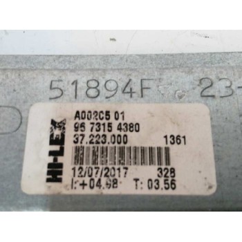Recambio de elevalunas delantero derecho para peugeot 208 1.6 blue-hdi fap referencia OEM IAM 9673154380 37223000 