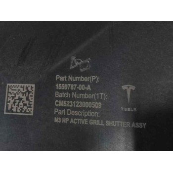Recambio de canalizador de aire para tesla model 3 ev referencia OEM IAM 155978700A CANALIZADOR AIRE ACTIVO 