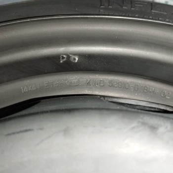 Recambio de neumatico repuesto para hyundai i10 1.2 16v cat referencia OEM IAM 52910078 14X4T ET46 4H 4X100 , 5