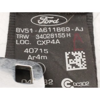 Recambio de cinturon seguridad trasero izquierdo para ford fiesta (ccn) 1.25 16v cat referencia OEM IAM 8V51A611B69AJ  