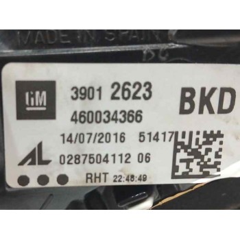 Recambio de piloto trasero izquierdo interior para opel corsa e 1.4 referencia OEM IAM 39012623 460034366 