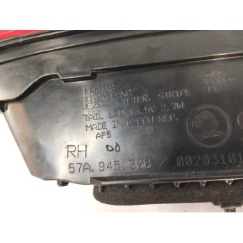 Recambio de piloto trasero derecho interior para skoda karoq (nu7, nd7) 1.5 tsi referencia OEM IAM 57A945308  