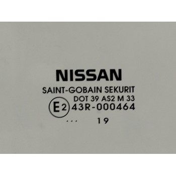 Recambio de luna trasera derecha para nissan micra v (k14) 1.0 12v cat referencia OEM IAM   