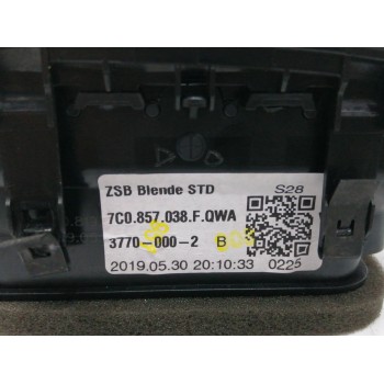 Recambio de rejilla aireadora para volkswagen crafter kasten (sy) 2.0 tdi referencia OEM IAM 7C0857038F CENTRAL 