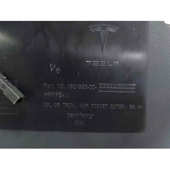 Recambio de guarnecido puerta trasera derecha para tesla model 3 ev referencia OEM IAM 162189300A  