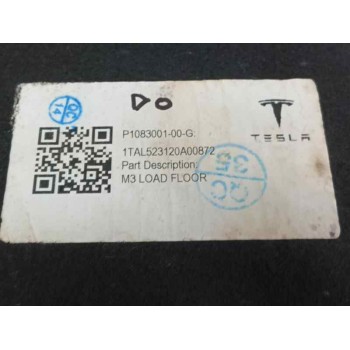 Recambio de alfombra maletero para tesla model 3 ev referencia OEM IAM 108300100G  