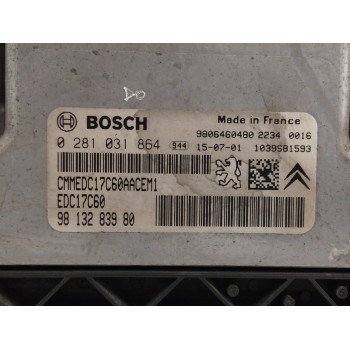 Recambio de centralita motor uce para citroën c4 picasso 1.6 blue-hdi fap referencia OEM IAM 9813283980 0281031864 