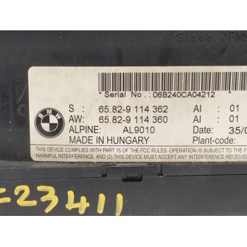Recambio de pantalla multifuncion para bmw serie 3 coupe (e92) 3.0 24v turbo referencia OEM IAM 65829114362  