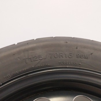 Recambio de neumatico repuesto para volkswagen eos (1f7) 1.4 16v tsi referencia OEM IAM 1K0601027AL 3,5JX16H2 ET25,5 