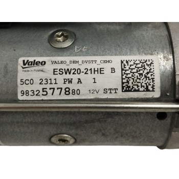 Recambio de motor arranque para citroën c-elysee (dd_) 1.5 bluehdi 100 referencia OEM IAM 9832577880  