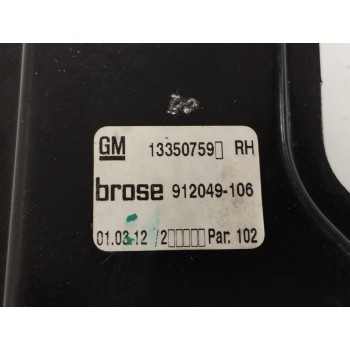 Recambio de elevalunas delantero derecho para opel astra j lim. 1.7 16v cdti referencia OEM IAM 13350759  