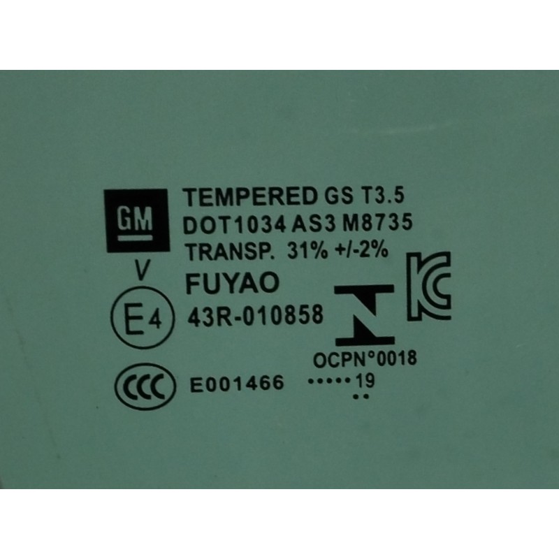 LUNA TRASERA IZQUIERDA