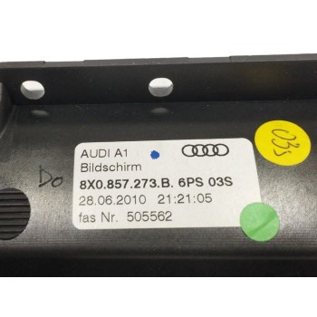 Recambio de pantalla multifuncion para audi a1 (8x) 1.6 tdi referencia OEM IAM 8X0857273B OBSERVAR FOTO 