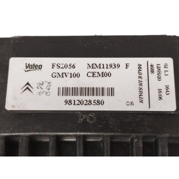 Recambio de electroventilador para citroën c-elysee (dd_) 1.5 bluehdi 100 referencia OEM IAM 9812028580  