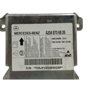 Recambio de centralita airbag para mercedes-benz clase c (w204) berlina 2.1 cdi cat referencia OEM IAM A2048706826 5WK44004 