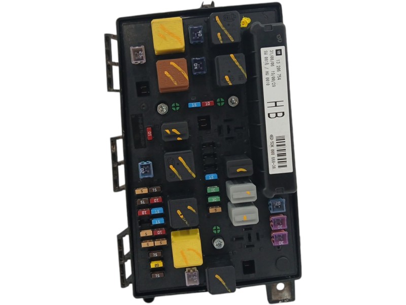 Recambio de caja reles / fusibles para opel astra h caravan 1.9 cdti referencia OEM IAM 13206754 5DK00866838 
