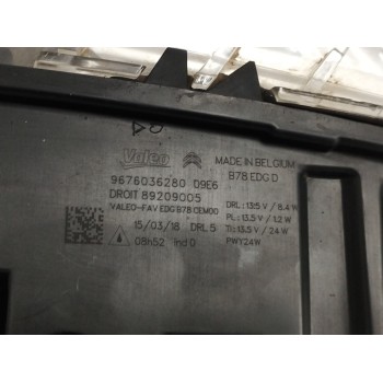 Recambio de piloto delantero derecho para citroën c4 picasso 1.6 blue-hdi fap referencia OEM IAM 9676036280  