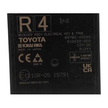 Recambio de modulo electronico para toyota bz4x (_eam1_) ev (xeam10) referencia OEM IAM 897B042240  