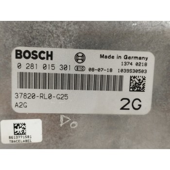 Recambio de centralita motor uce para honda accord tourer (cw) 2.2 dtec cat referencia OEM IAM 37820RL0G25 0281015301 F01G003012
